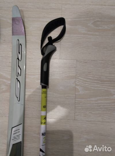 Лыжи детские б/у для физкультуры 33 р
