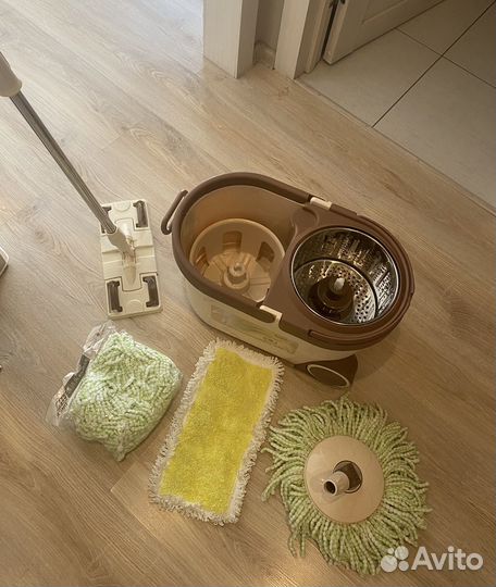 Швабра с ведром и отжимом