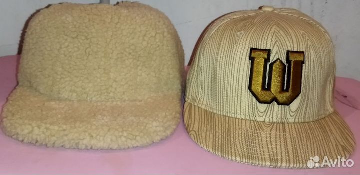 Бежевая кепка меховая и под дерево by krasava