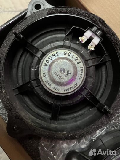 Штатная акустика перед и зад