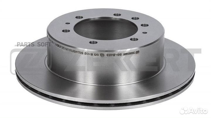 Диск торм. задн. Nissan Patrol (Y60 Y61) 88- zekkert BS5483