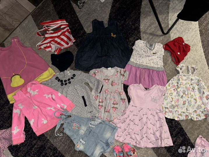 Вещи пакетом на девочек 74 80