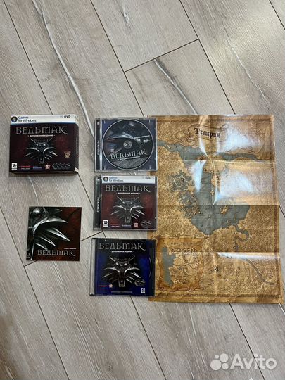 Компьютерная игра Ведьмак издание 3 диска