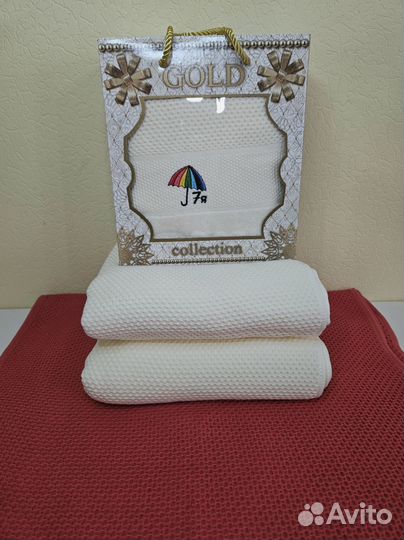 Банное вафельное полотенце 80-160