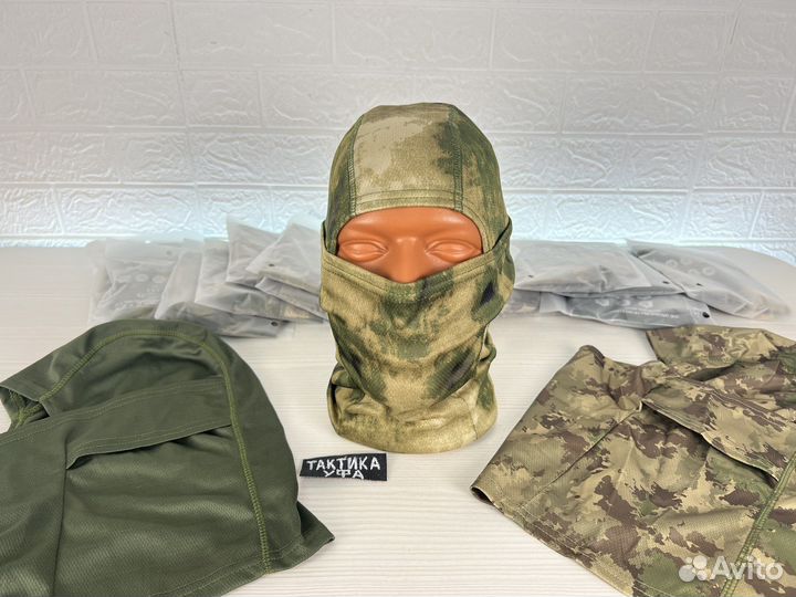 Балаклава тактическая мох, мультикам, хаки