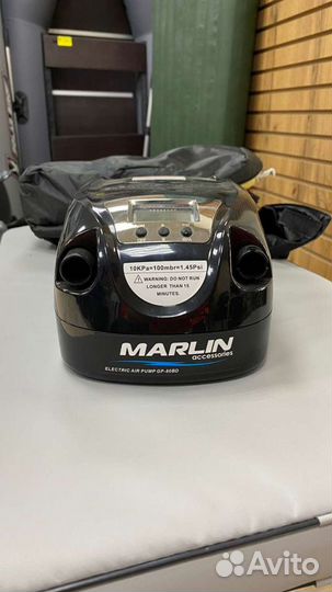 Электрический лодочный насос marlin GP-80 BD