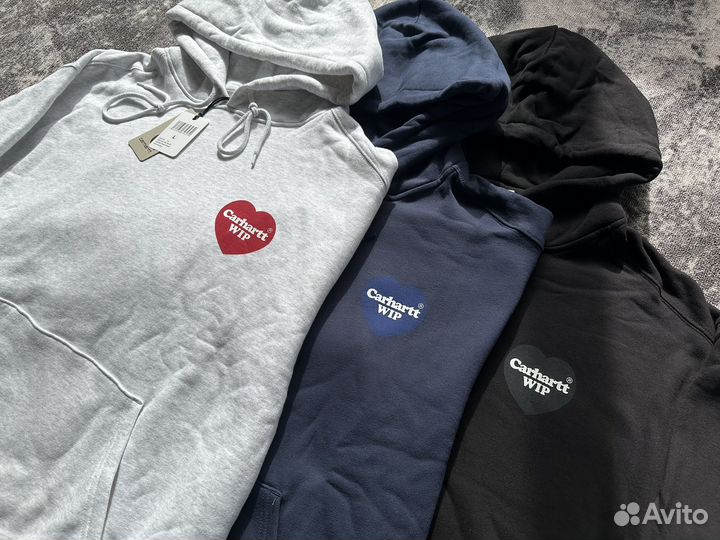 Кофта худи Carhartt WIP Hooded Heart Sweat