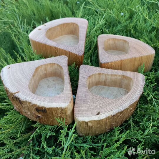 Подсвечник деревянный. Формы для воска