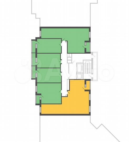 3-к. квартира, 77 м², 17/17 эт.