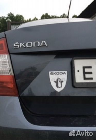 Наклейки крот Skoda
