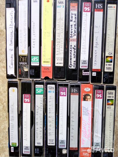 60 Видеокассет vhs