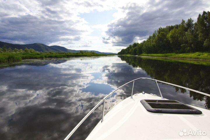 Аренда катера с капитаном, прогулки по Волге