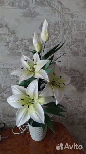 Цветы светильники из изолона