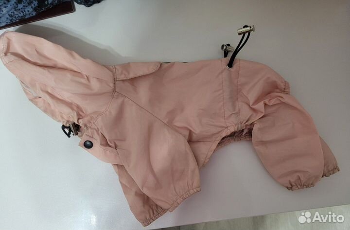 Дождевик для маленькой собаки девочки