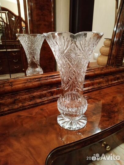 Хрустальная ваза 