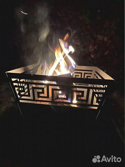 Кастровая чаша с решёткой гриль