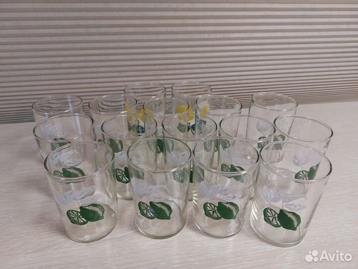 Стаканы новые тонкие СССР