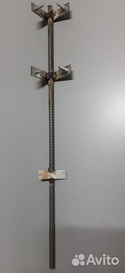 Крепление шиферных полос для грядок