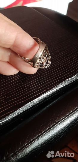 Кольцо серебро 925