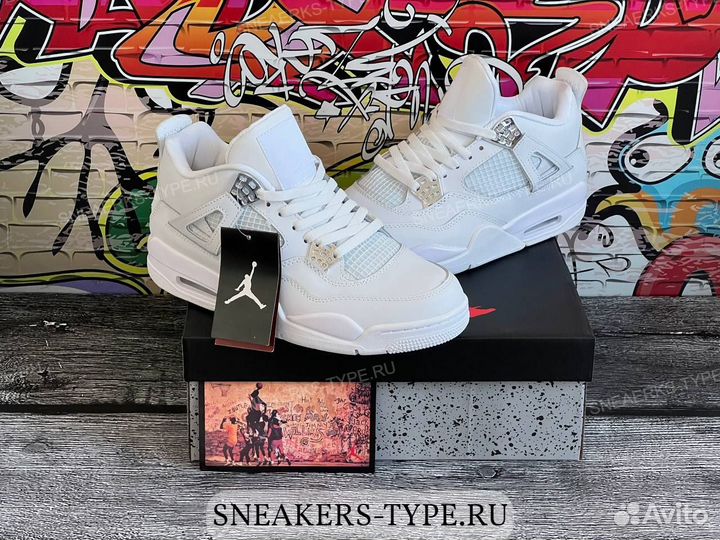 Кроссовки Nike Air Jordan 4 Pure Money (36-45)