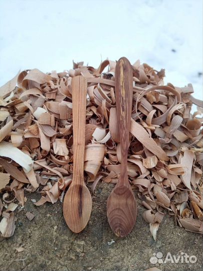 Ложки: яблоня, липа, ольха, кедр, черемуха