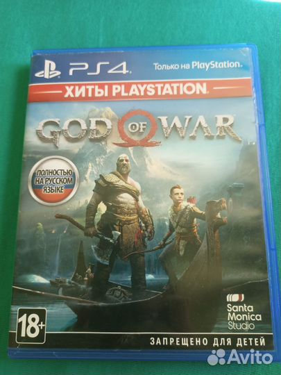 Игра для приставки PS4 God of War 4