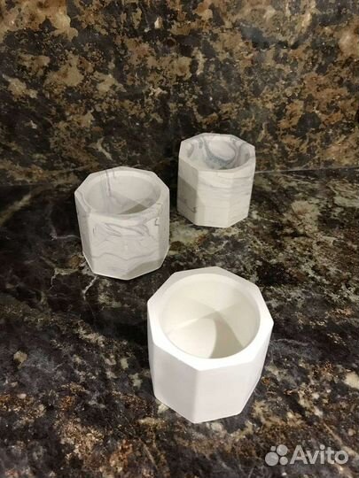 Подсвечники, стаканы для цветов, свечей