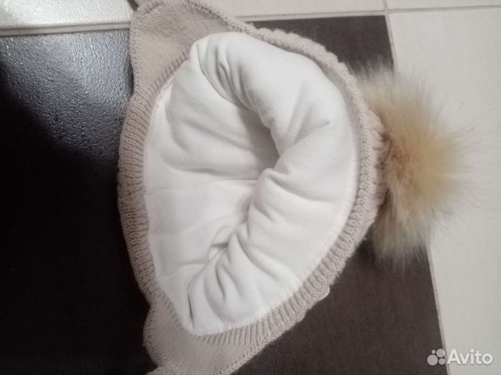 Шапочка зимняя для девочки