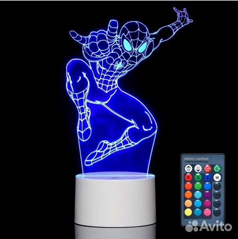 Ночник, лампа настольная 3Д