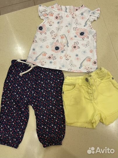 Одежда для девочки пакетом 74 80