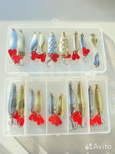 Набор блесен 20шт новый