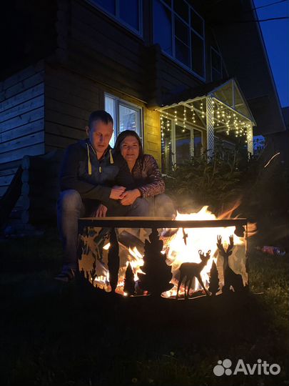 Костровая чаша Природа 40см из 2мм