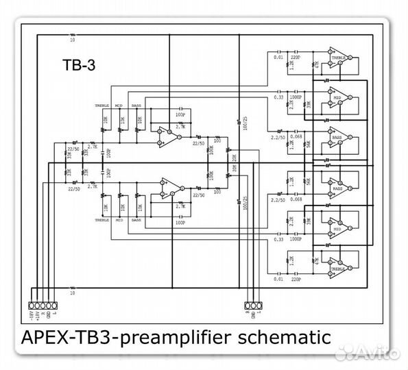 Темброблок Apex TB3