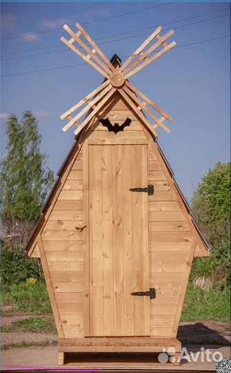 Дачный туалет деревянный TVP568