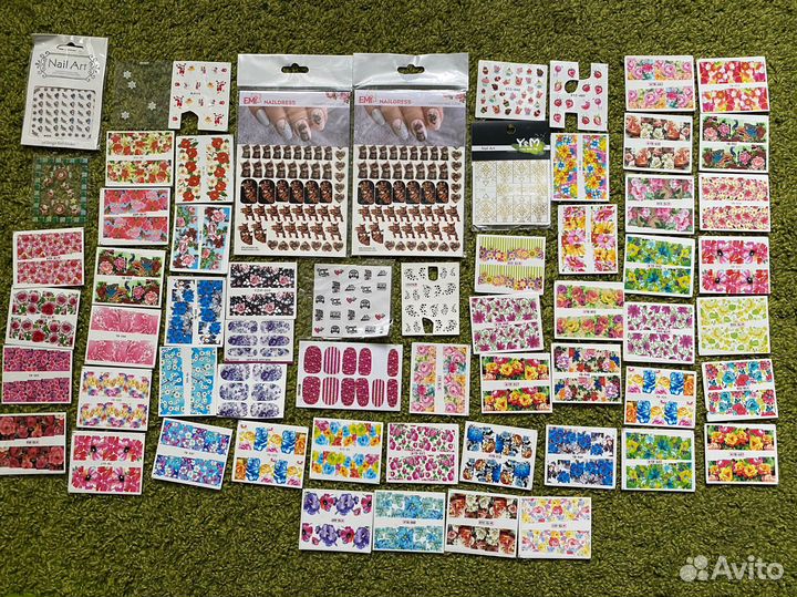 Слайдеры, наклейки для дизайна ногтей