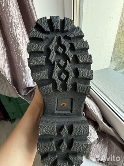 Сапоги ботфорты замшевые