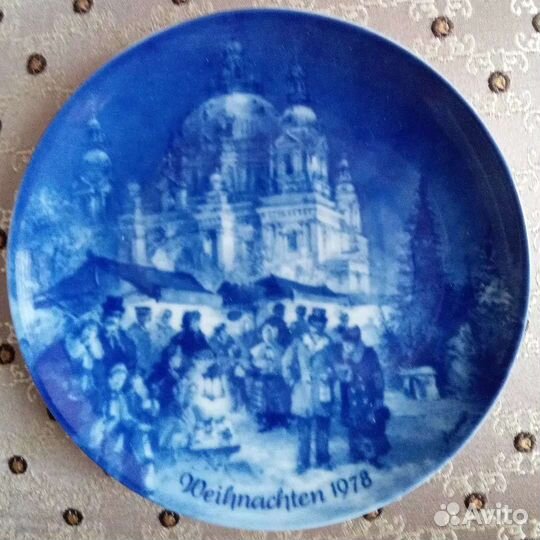 Тарелка рождество
