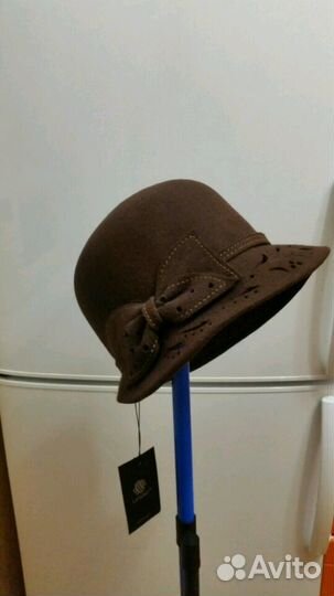Женская шляпа из фетра,новая