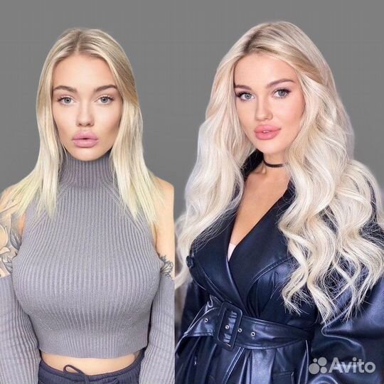 Наращивание натуральных волос