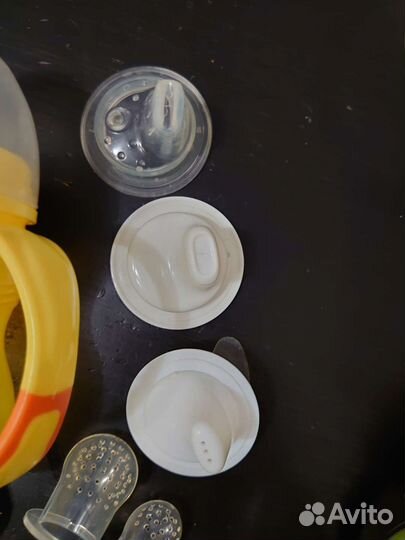 Поильник, ниблер, тарелка, ложка