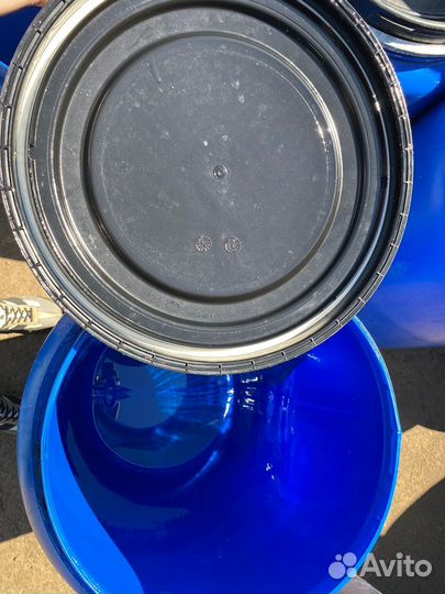 Бочка пластиковая 230л. крышка/хомут мыло