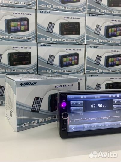 Магнитола 2din 7019B блютуз на любое авто (новая)