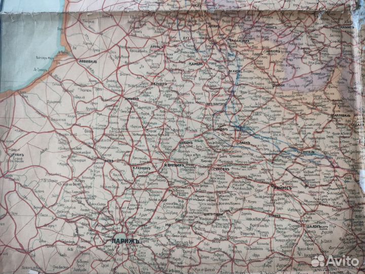 Карта Первой мировой войны, оригинал