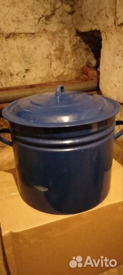 Кастрюля эмалированная 40 литров