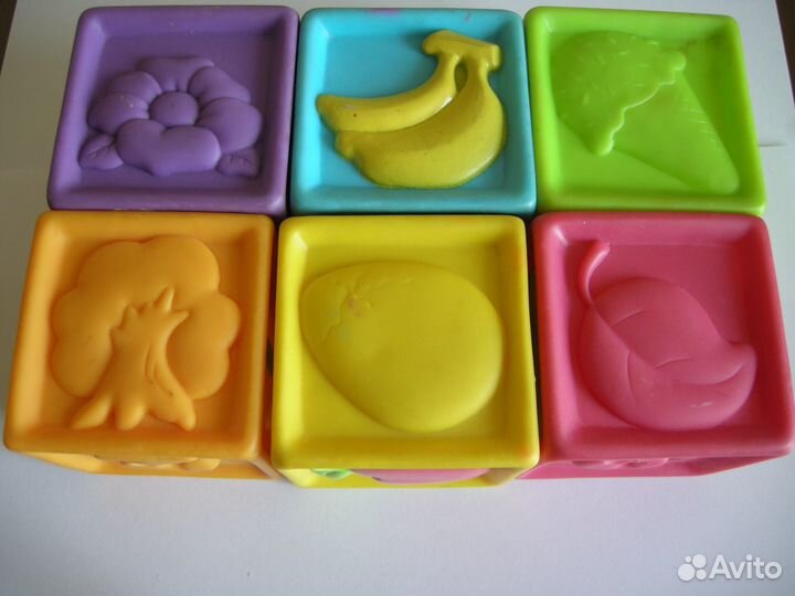 Кубики резиновые