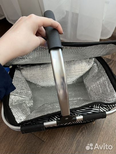 Термосумка складная с аллюминиевым каркасом