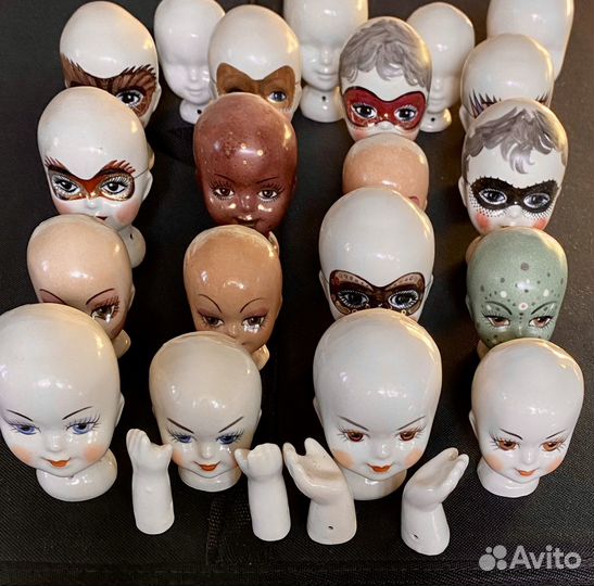 Детали кукол фарфор