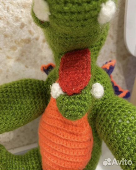 Новый вязаный дракон