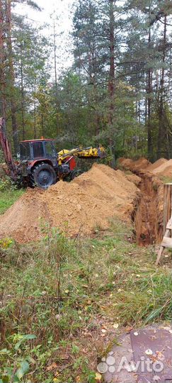 Услуги экскаватора погрузчика