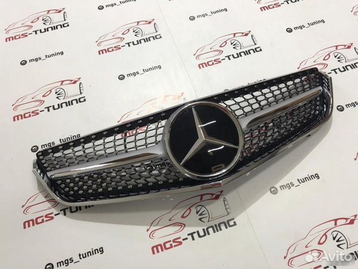 Решетка e coupe с207 Diamond Silver дистроник